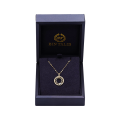 عقد ذهب شكل دائري - Round shape gold necklace  + S.R 500.00 